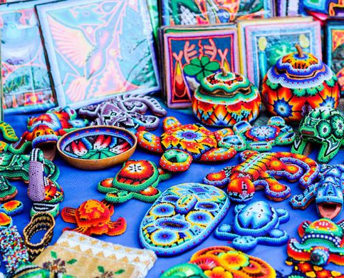 Huichol chaquira bead work